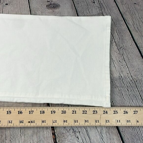 Madewell Mid Rise Kick Out With Magic Pocket White Size W 33P plus size - Picture 13 of 13